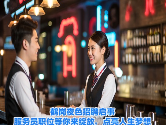 鹤岗夜色招聘启事，服务员职位等你绽放，点亮人生梦想新篇章