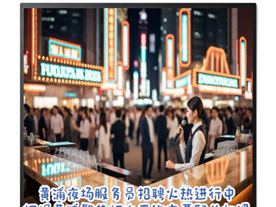 黄浦夜场服务员招聘火热进行中！把握黄浦繁华灯火下的夜幕职业机遇