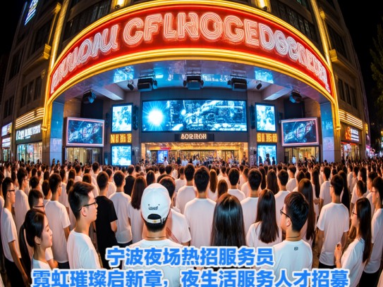 宁波夜场热招服务员，霓虹璀璨启新章，夜生活服务人才招募中