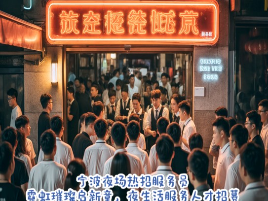 宁波夜场热招服务员，霓虹璀璨启新章，夜生活服务人才招募中