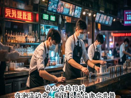 舟山夜场招聘，夜潮涌动中，服务员岗位邀你共舞青春风采