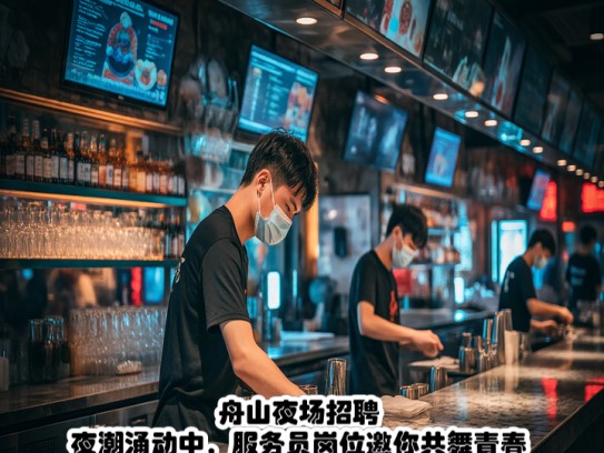舟山夜场招聘，夜潮涌动中，服务员岗位邀你共舞青春风采