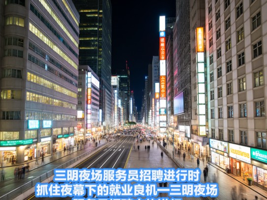 三明夜场服务员招聘进行时！抓住夜幕下的就业良机—三明夜场服务员招聘火热进行