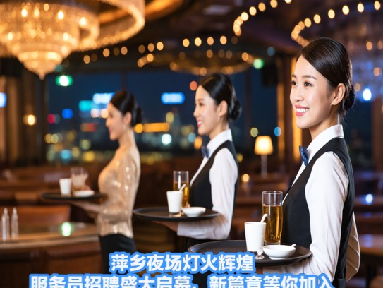 萍乡夜场灯火辉煌，服务员招聘盛大启幕，新篇章等你加入