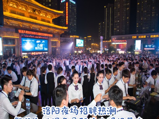 洛阳夜场招聘热潮，繁华之地服务员职位火爆招募中