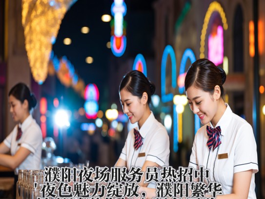濮阳夜场服务员热招中！夜色魅力绽放，濮阳繁华地段诚邀您加入服务团队