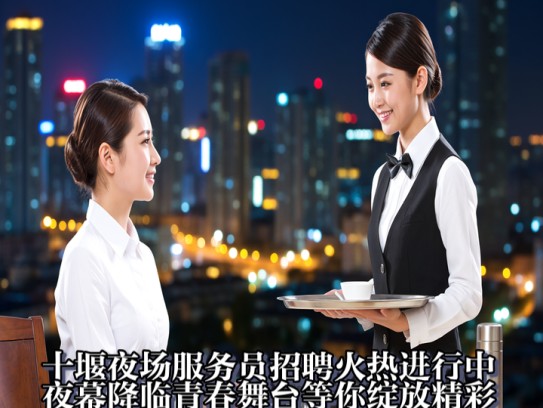十堰夜场服务员招聘火热进行中，夜幕降临青春舞台等你绽放精彩瞬间