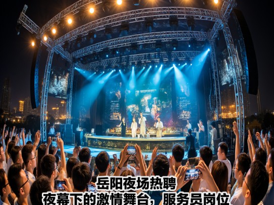 岳阳夜场热聘，夜幕下的激情舞台，服务员岗位虚位以待，演绎不夜城风采