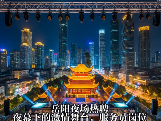 岳阳夜场热聘，夜幕下的激情舞台，服务员岗位虚位以待，演绎不夜城风采