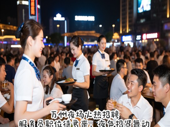 万州夜场火热招聘！服务员职位待君来，夜色招贤舞动繁华，共赴万州夜生活盛宴