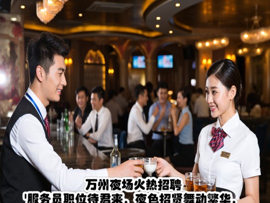 万州夜场火热招聘！服务员职位待君来，夜色招贤舞动繁华，共赴万州夜生活盛宴