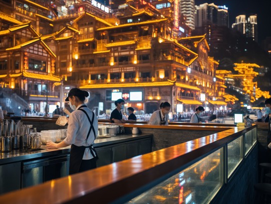 夜幕下的渝中星光，揭秘服务员招聘背后的繁华夜场生活