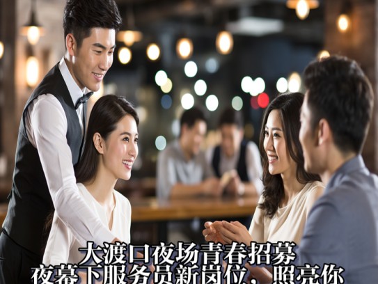 大渡口夜场青春招募，夜幕下服务员新岗位，照亮你的璀璨人生路