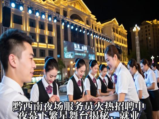 黔西南夜场服务员火热招聘中！夜幕下繁星舞台揭秘，就业新机遇等你来挑战！