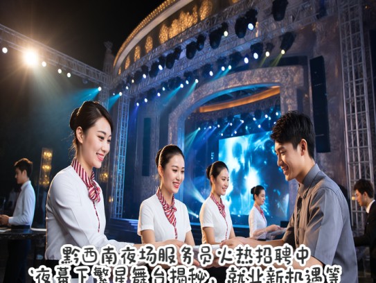 黔西南夜场服务员火热招聘中！夜幕下繁星舞台揭秘，就业新机遇等你来挑战！