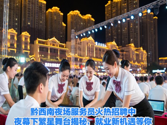 黔西南夜场服务员火热招聘中！夜幕下繁星舞台揭秘，就业新机遇等你来挑战！