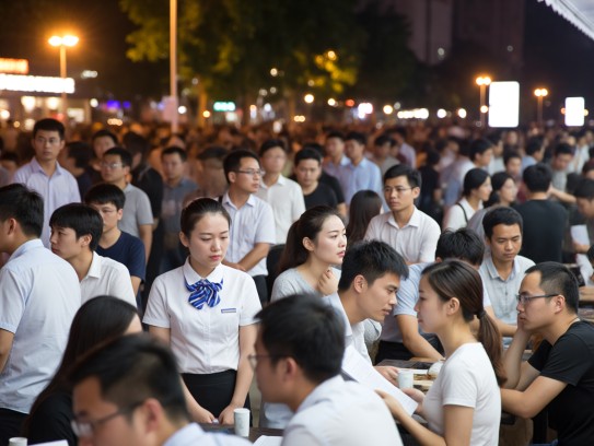 曲靖夜幕招贤，夜场服务员招聘，成语点睛，曲靖灯火璀璨求贤才