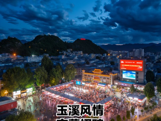 玉溪风情夜幕招聘，成语里的夜场服务员热招中