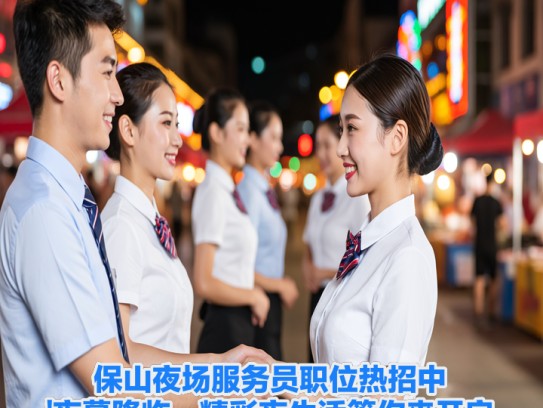 保山夜场服务员职位热招中！夜幕降临，精彩夜生活等你来开启