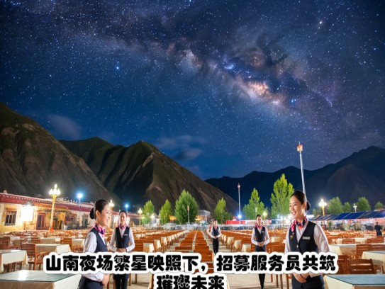 山南夜场繁星映照下，招募服务员共筑璀璨未来——山南夜场服务员招聘启事