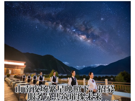 山南夜场繁星映照下，招募服务员共筑璀璨未来——山南夜场服务员招聘启事