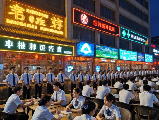 延安夜场服务员招聘热潮，夜幕降临，青春在新时代闪耀的招聘盛事