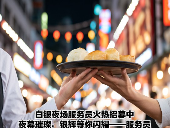 白银夜场服务员火热招募中！夜幕璀璨，银辉等你闪耀——服务员职位启事