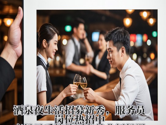 酒泉夜生活招募新秀，服务员岗位热招中，夜场风采绽放酒泉就业新机遇！