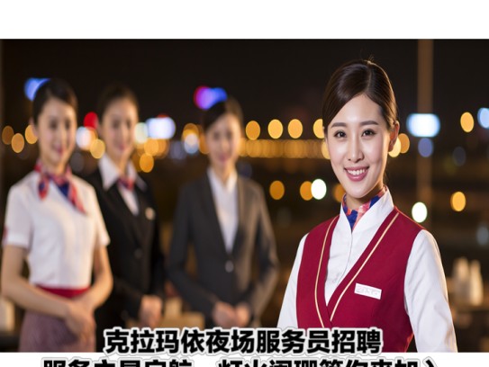 克拉玛依夜场服务员招聘，服务之星启航，灯火阑珊等你来加入！