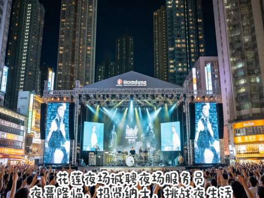 花莲夜场诚聘夜场服务员，夜幕降临，招贤纳士，挑战夜生活岗位！