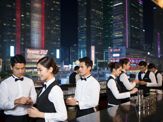 金门夜场繁华招聘记，服务员岗位中的璀璨人生百态揭秘