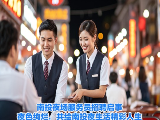 南投夜场服务员招聘启事，夜色绚烂，共绘南投夜生活精彩人生篇章