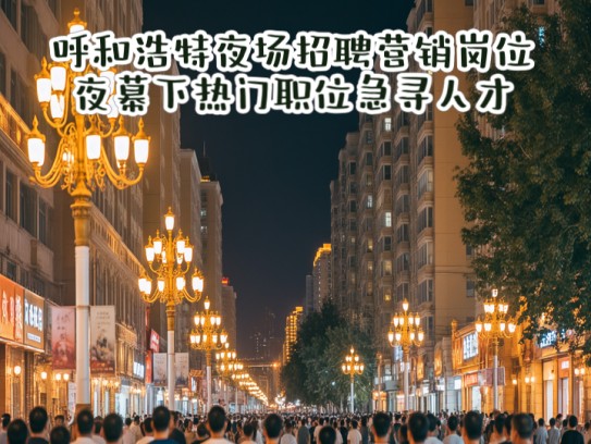 呼和浩特夜场招聘营销岗位，夜幕下热门职位急寻人才