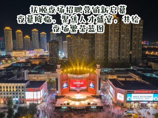 抚顺夜场招聘营销新启幕，夜幕降临，聚焦人才盛宴，共绘夜场繁荣蓝图