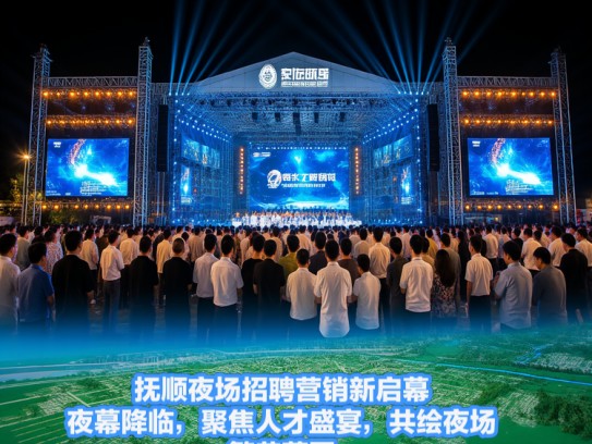 抚顺夜场招聘营销新启幕，夜幕降临，聚焦人才盛宴，共绘夜场繁荣蓝图