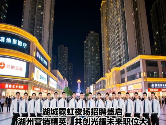 湖城霓虹夜场招聘盛启，湖州营销精英，共创光耀未来职位大招募