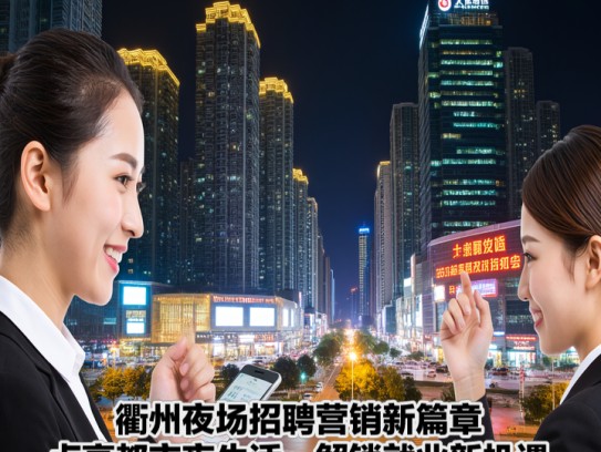 衢州夜场招聘营销新篇章，点亮都市夜生活，解锁就业新机遇