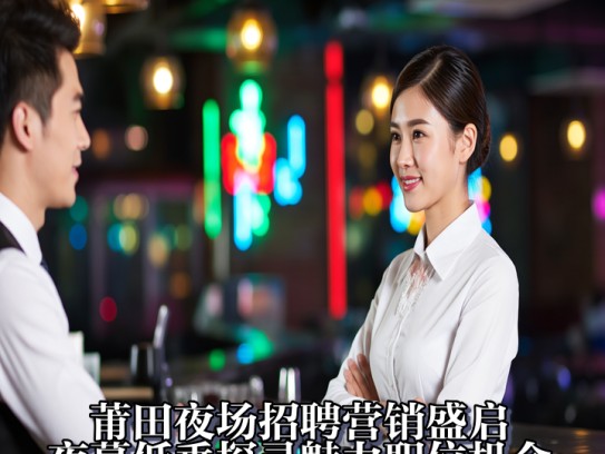 莆田夜场招聘营销盛启，夜幕低垂探寻魅力职位机会