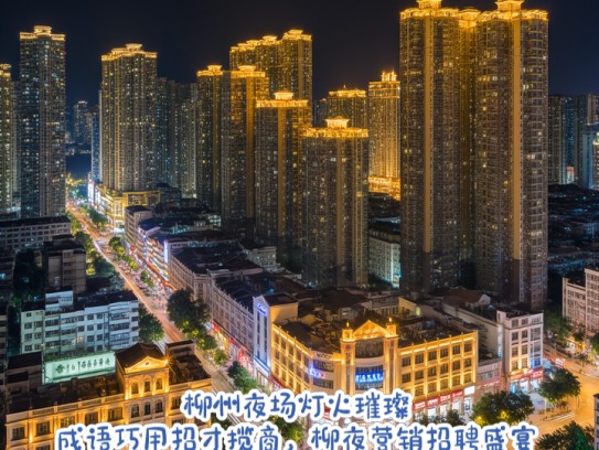 柳州夜场灯火璀璨,成语巧用招才揽商,柳夜营销招聘盛宴启幕 柳州夜场灯火璀璨,成语巧用招才揽商,柳夜营销招聘盛宴启幕