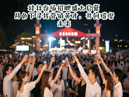 桂林夜场招聘盛大启幕,月色下寻找营销英才,共创璀璨未来 桂林夜场招聘盛大启幕,月色下寻找营销英才,共创璀璨未来
