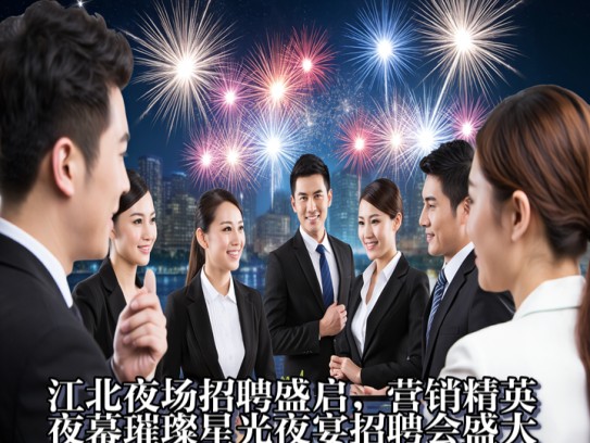 江北夜场招聘盛启,营销精英,夜幕璀璨星光夜宴招聘会盛大来袭 江北夜场招聘盛启,营销精英,夜幕璀璨星光夜宴招聘会盛大来袭
