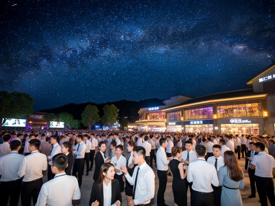 安顺夜场招聘营销盛宴，夜幕璀璨，寻璀璨星河中的营销精英