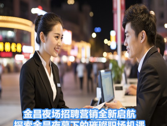 金昌夜场招聘营销全新启航，探索金昌夜幕下的璀璨职场机遇！
