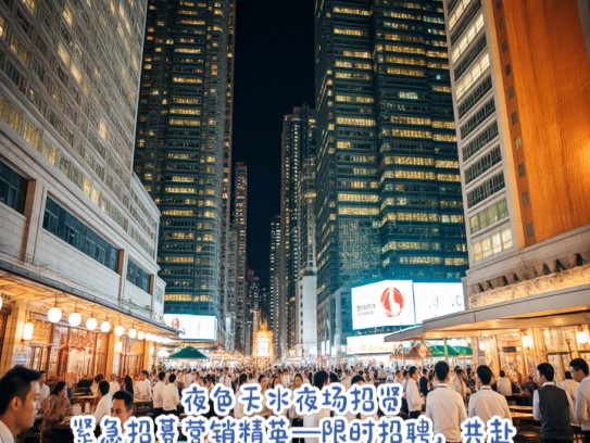 夜色天水夜场招贤，紧急招募营销精英—限时招聘，共赴夜场营销新篇章