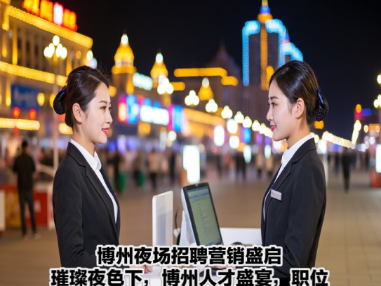 博州夜场招聘营销盛启，璀璨夜色下，博州人才盛宴，职位无限，等你加入！