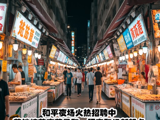 和平夜场火热招聘中，营销精英夜幕寻职，照亮职场新起点
