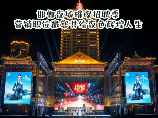 邯郸夜场璀璨招聘季，营销职位邀您共绘夜色辉煌人生