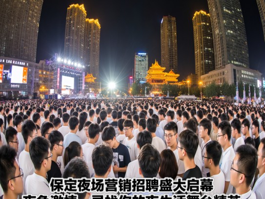 保定夜场营销招聘盛大启幕，夜色激情，寻找你的夜生活舞台精英
