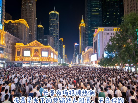 长春夜场招聘热潮，夜幕星光下的营销达人招募，开启你的夜生活新篇章
