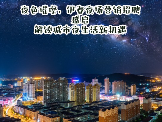 夜色璀璨，伊春夜场营销招聘盛启，解锁城市夜生活新机遇
